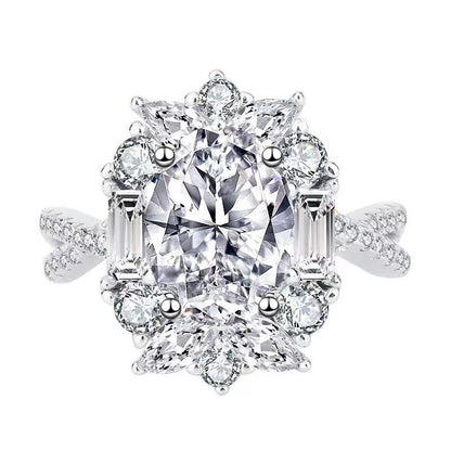 925 sterling silver morganite ring