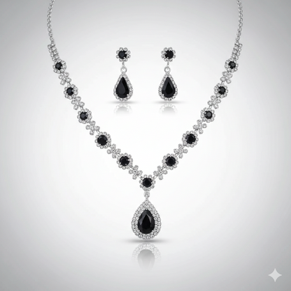 Waterdrop Necklace and Earrings