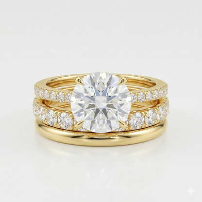 Three sets of elegant ladies' rings