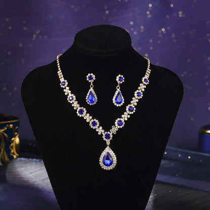 Waterdrop Necklace and Earrings