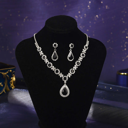 Waterdrop Necklace and Earrings
