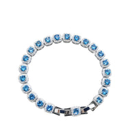 Sapphire Square Bracelet